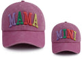 Mama and Mini Hats for Women Mommy and Me Matching Outfits Mom Daughter Girls Baseball Cap Christmas Mothers Day Party Decorations Birthday Gifts Pink